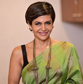 Actress Mandira Bedi Hosts Listing Ceremony Of Cube Highways Invit At BSE Mumbai